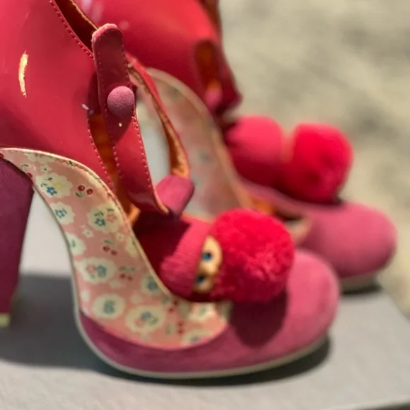 Irregular Choice Bambino Pom Pom Doll Heels - Picture 1 of 7